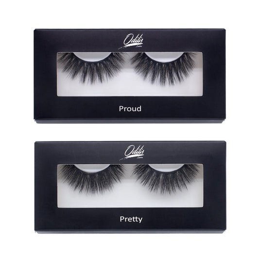 Proud & Pretty. 3D Silk Lashes. Bold & Dramatic Lashes Bundle.