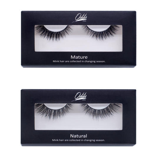 Mature & Natural. 3D Natural Wedding Lashes Bundle.