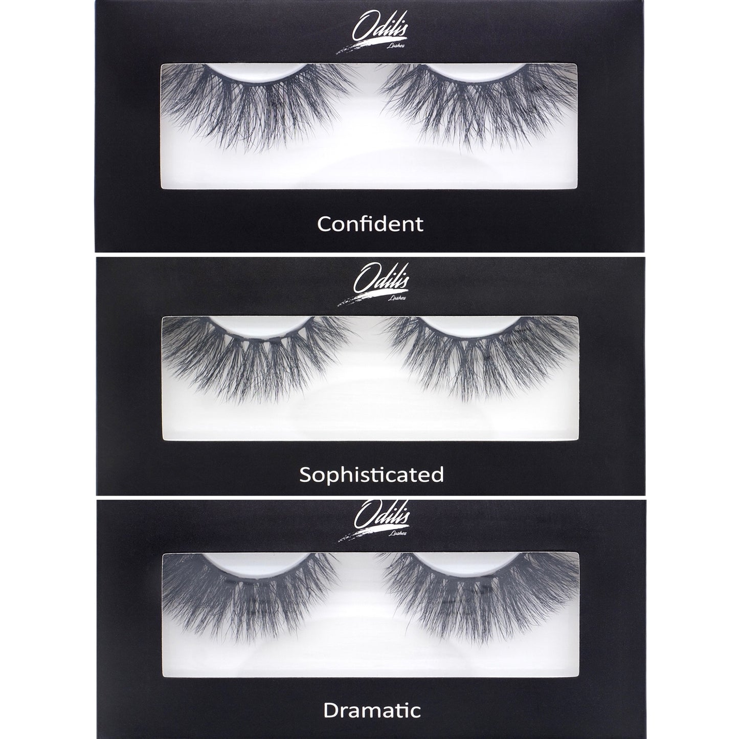 Confident, Sophisticated & Dramatic. 3D Faux Mink Lashes. Bold & Dramatic Lashes Bundle.